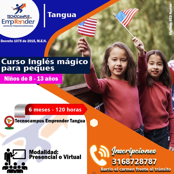 Curso de ingles mágico para peques